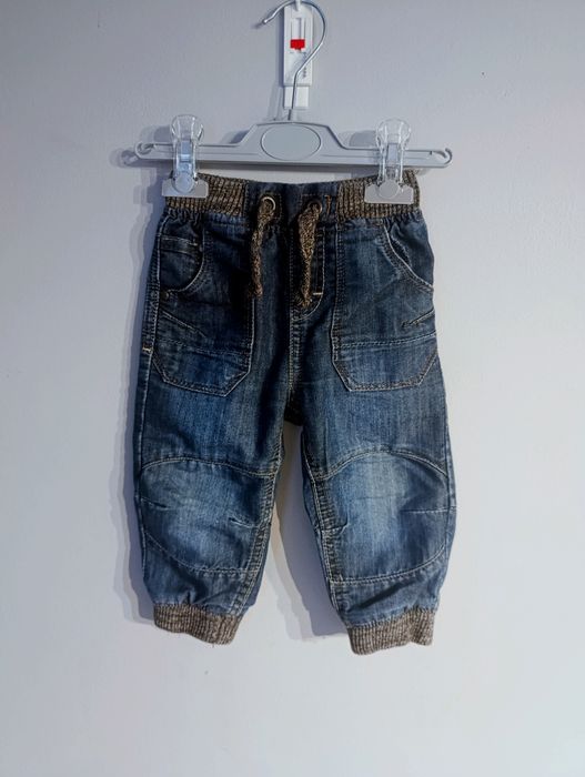 Spodnie jeansowe, joggery, chłopięce, 74, 80