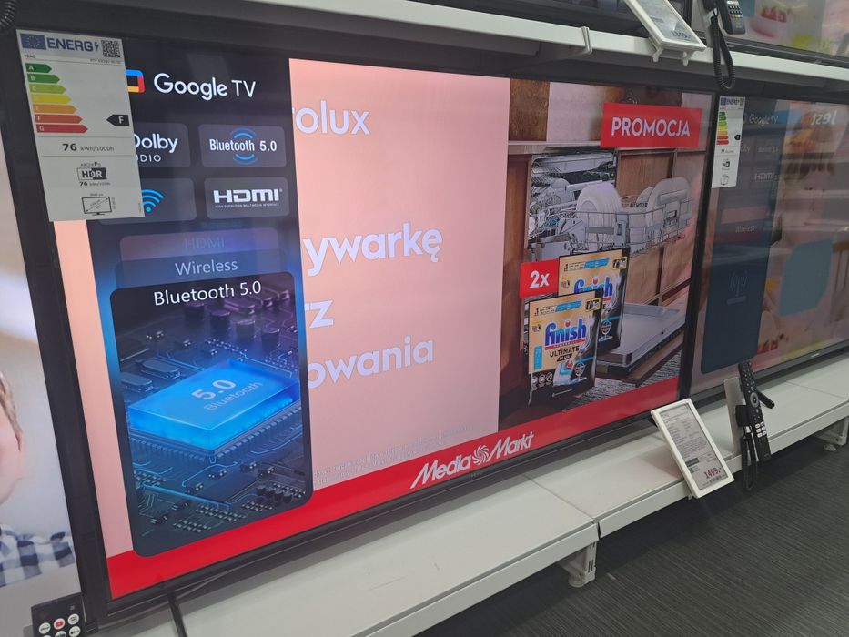 Telewizor QLED PEAQ 55GQU-5025C 55" 4K Google TV HDR10 Czarny