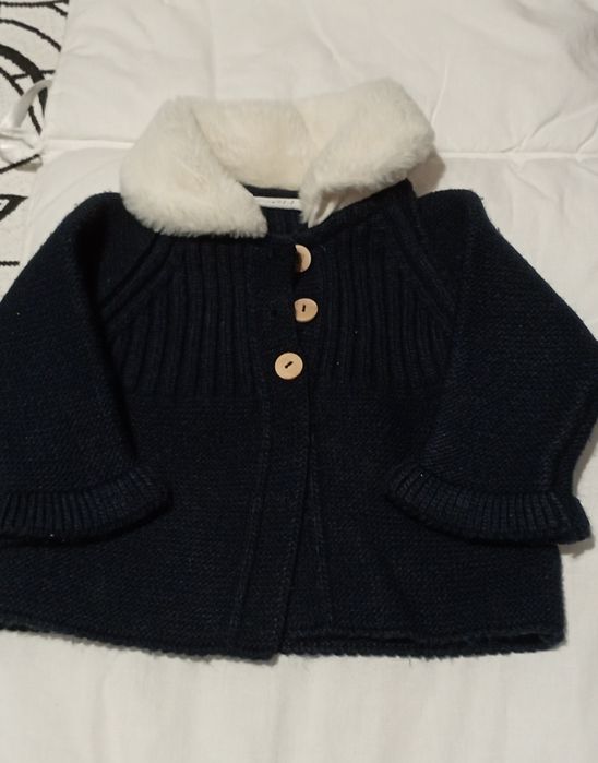 Casaco de malha bebé
