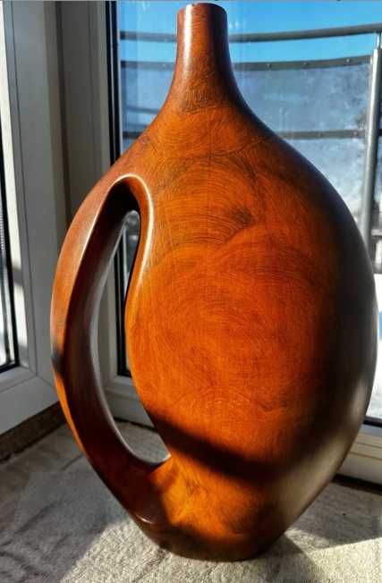 Wazon/dzban ceramiczny 50cm, brąz, nowy.