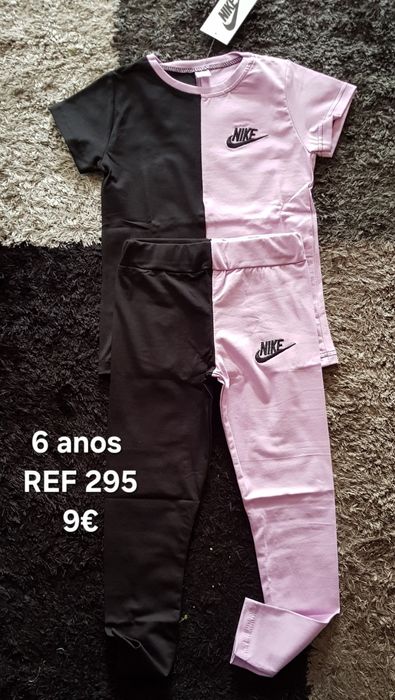 Conjunto de leggings e t-shirt tamanho 6 anos novo