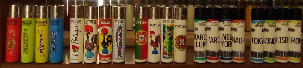 Clipper coleção de isqueiros