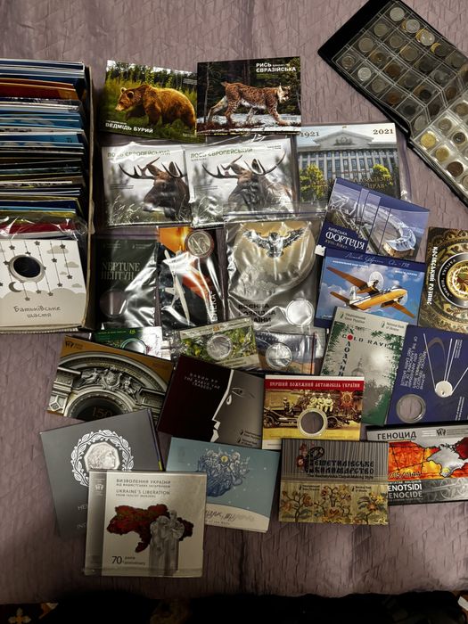 Блістери нбу.Нумізматика.