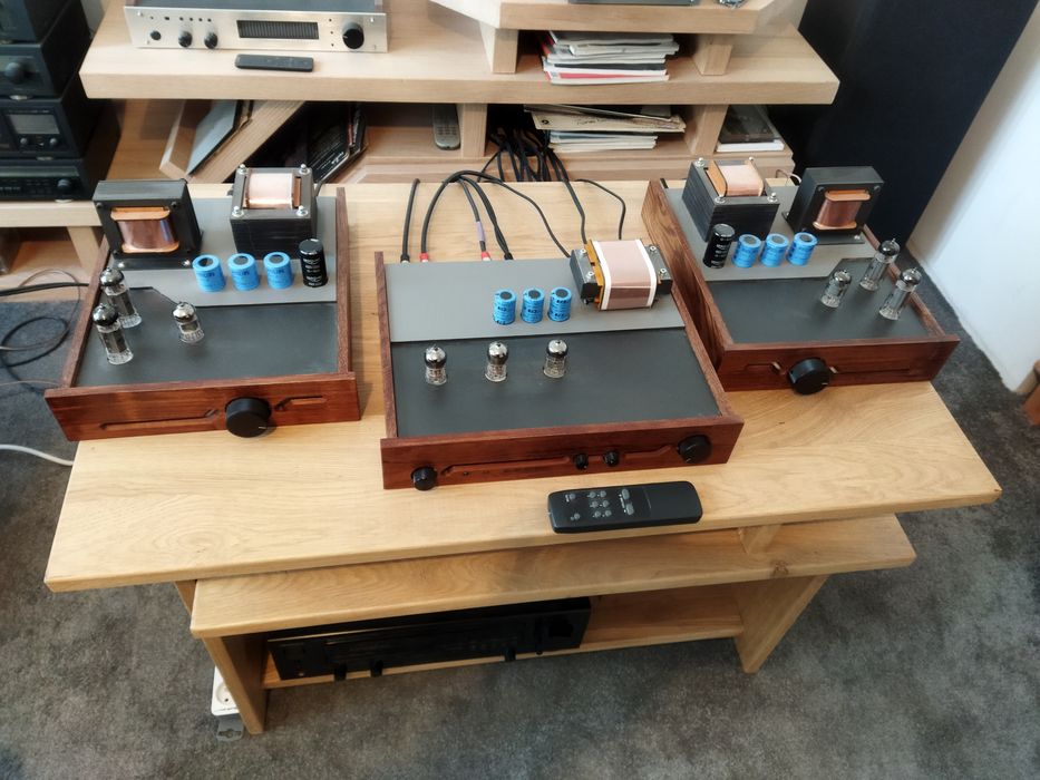 Wzmacniacz lampowy monoblok preamp