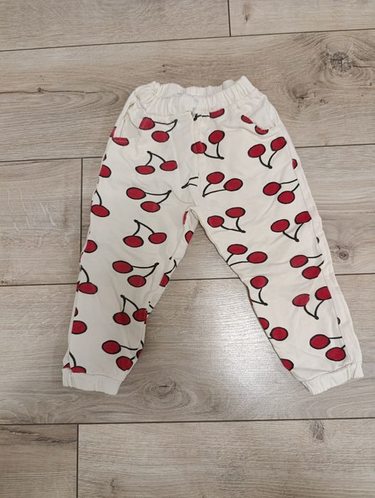 2 x spodnie dla dziewczynki ocieplane 92/98 cm Sinsay