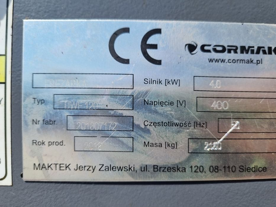 Frezarka uniwersalna kolumnowa UWF 120 cormak