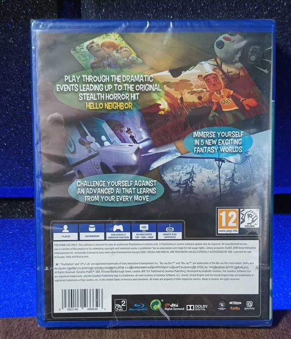 Hello Neighbor: Hide & Seek PS4 / PS5 - świetna gra dla dzieci