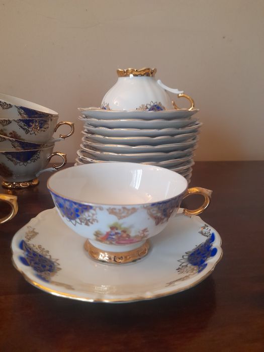 Serviço de chá Barenthet Waldsassen Bavaria