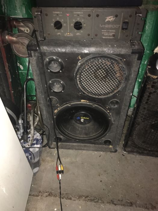 Colunas e amplificador