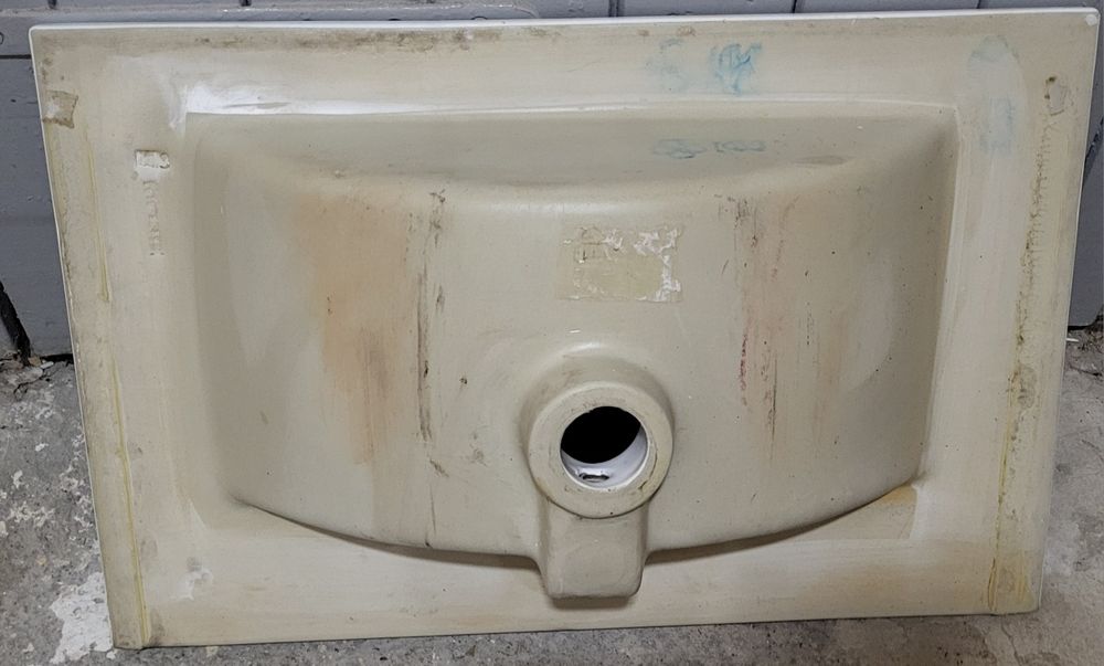 Umywalka wpuszczana w blat