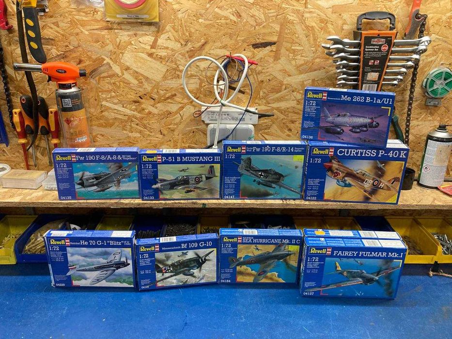 Сборная модель самолёта Revell, сборные масштабные модели, ревел