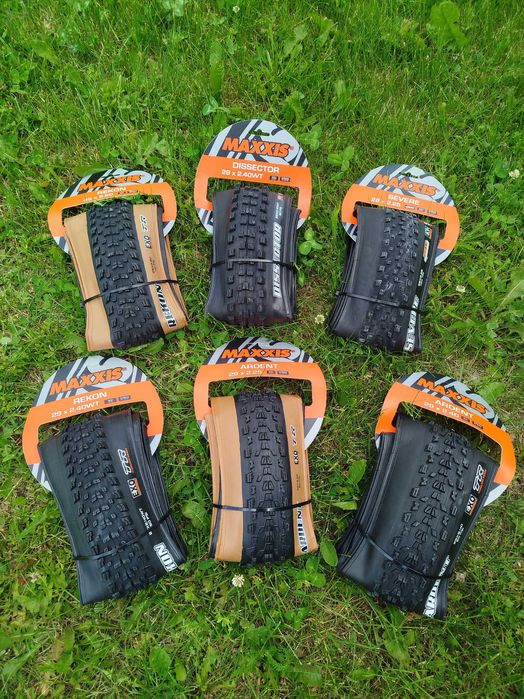 Покрышки Велошины Maxxis Ikon DTH Rekon race Ardent Rambler Pursuer Reaver Grifter  Continental Ruban Schwalbe Hurricane G-One Rocket Ron 26 27.5 29