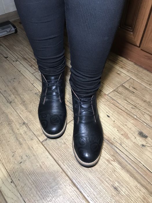 Черевики демісезонні жіночі 39р,натуральна шкіра,YDG Харків