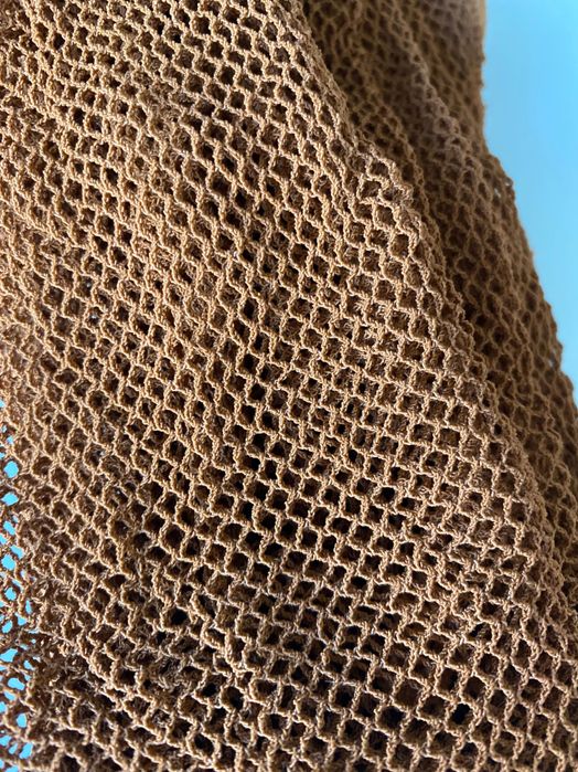 Колготки-сітка з хлопковою п‘ятою, р.S