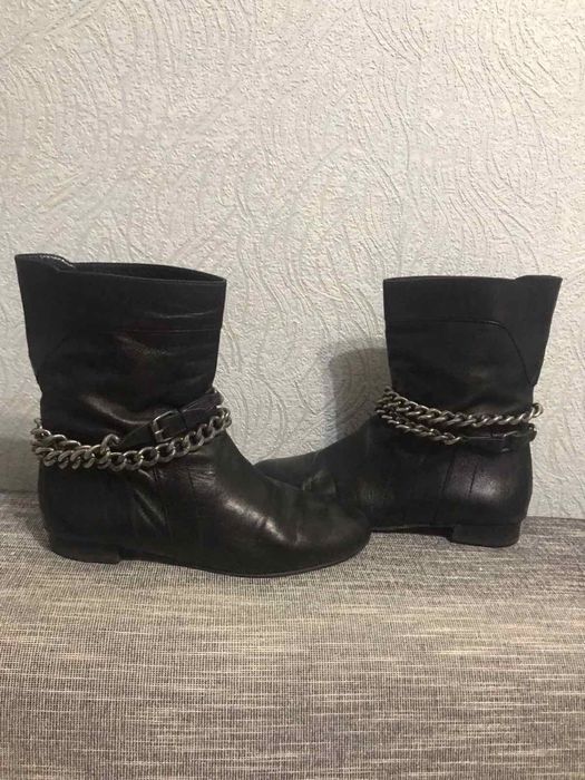 Продам ботинки кожанные