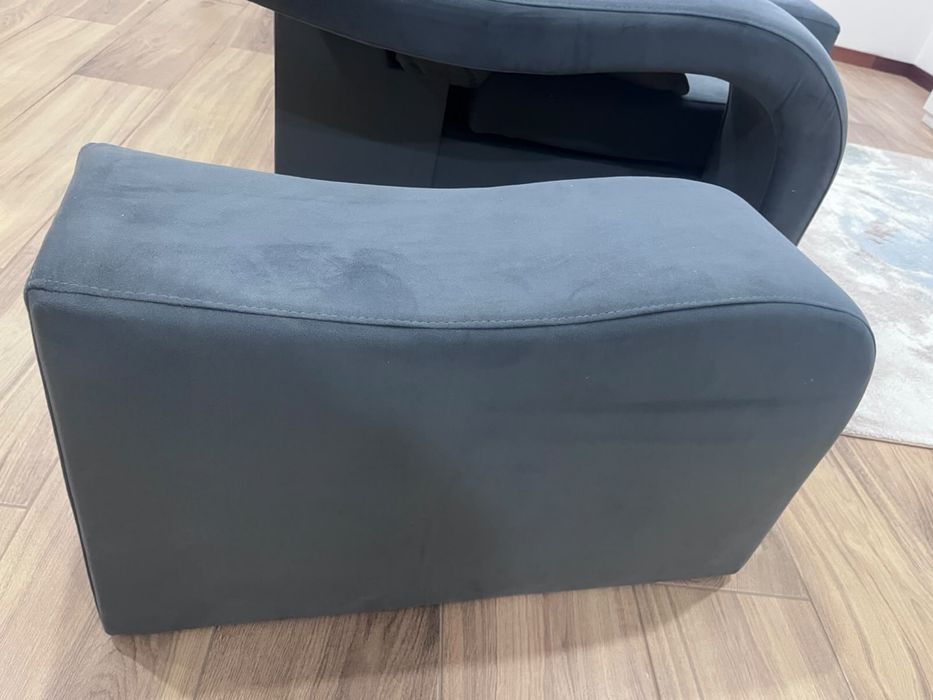 Sofa chaise long cinza em otimo estado