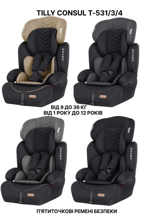 Дитяче автокрісло 0+, El Camino 0-36 кг автокресло