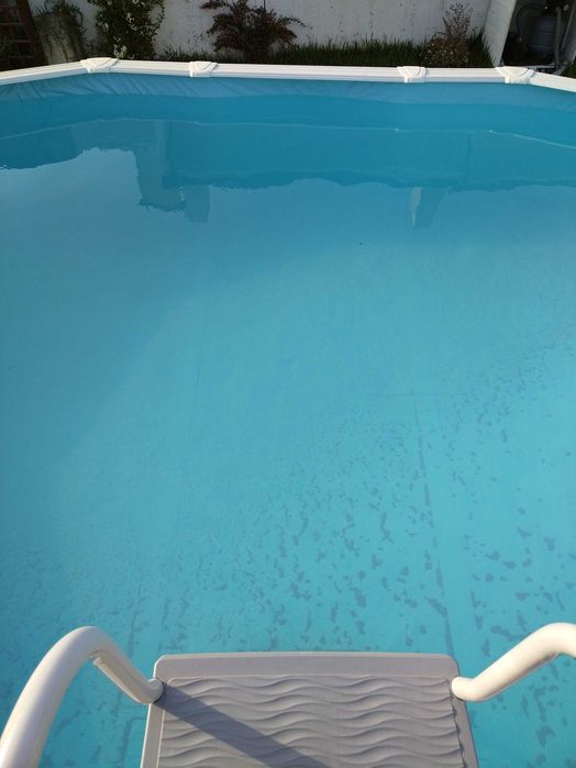 Piscina em aço elevada com Bomba de calor