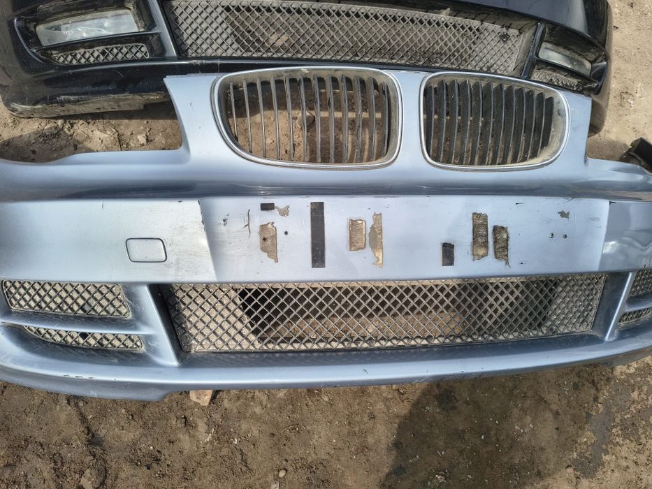 Zderzak przód BMW e87 E81 E82 e88 BLUEWATER METALLIC Coupe Cabrio Wysyłka