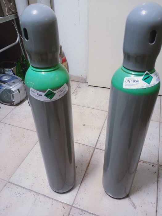Butla gazowa Mix azot argon CO2 hydrogen 8 l nowe pełne syfon