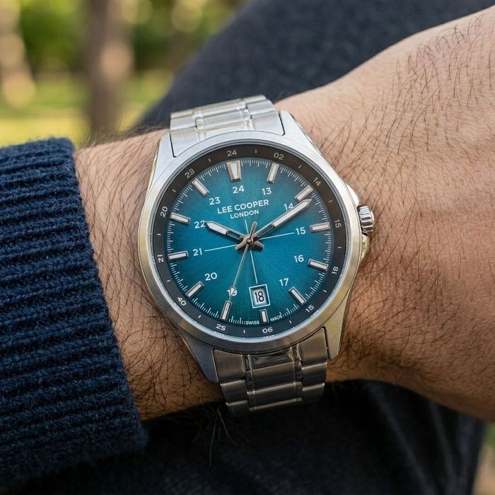 Чоловічий годинник Lee Cooper в стилі Pilot Watch: Кварцовий, Сталевий