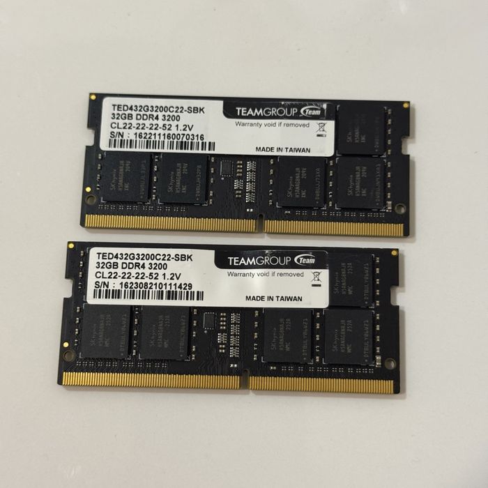 Ddr4 64Gb 3200Mhz Оперативна память для ноутбука sodimm