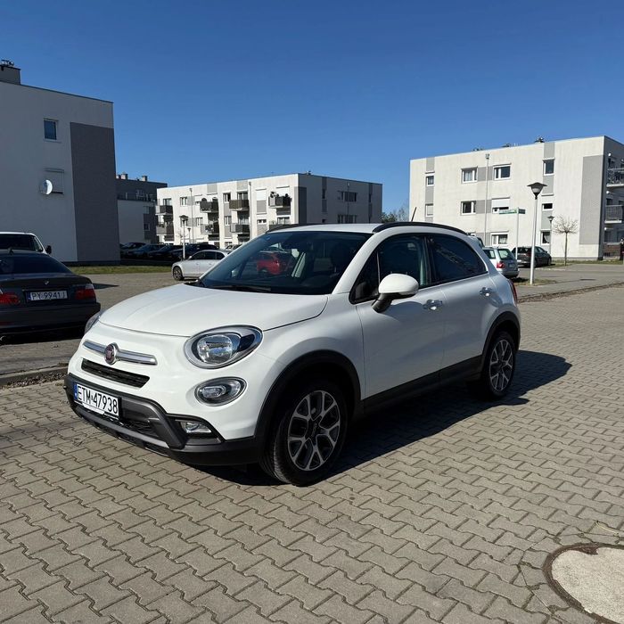 Fiat 500X Brązowe skóry, top stan