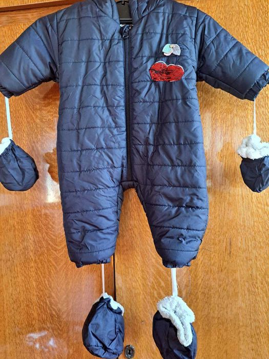 Продам зимовий для дівчинки комбінезон