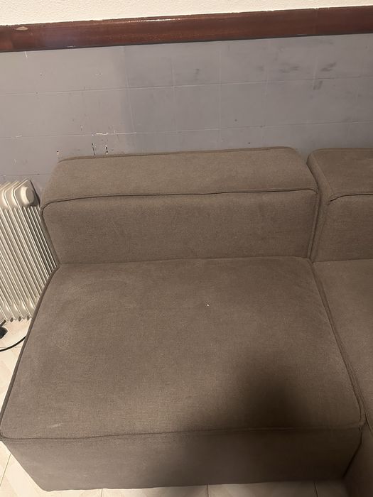Sofa modular cinzento negociavel