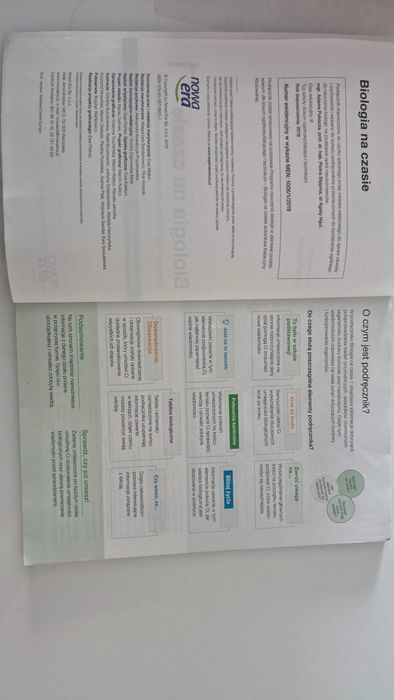 "Biologia na czasie 1" Podręcznik do biologii