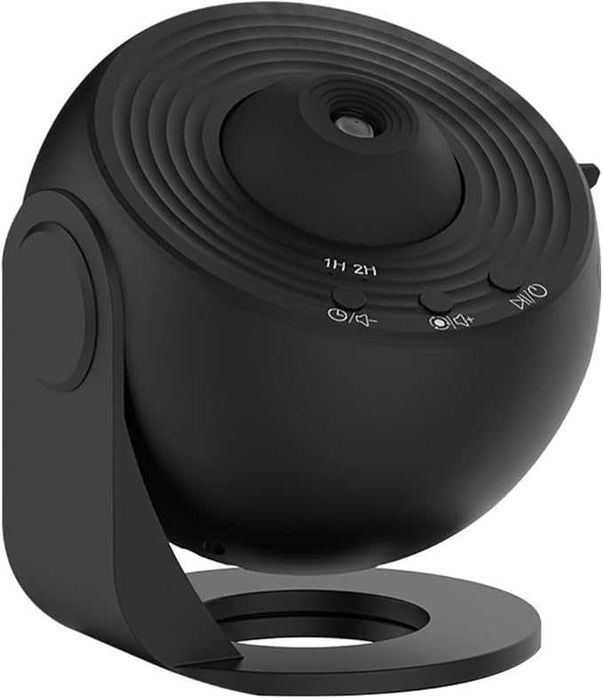 Projektor gwiazd do Sypialni z 12 Motywami - czarny