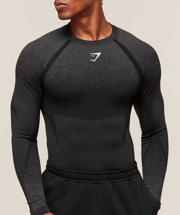 Рашгард Gymshark Shadow Seamless Лонгслів Кофта Джимшарк Оригінал