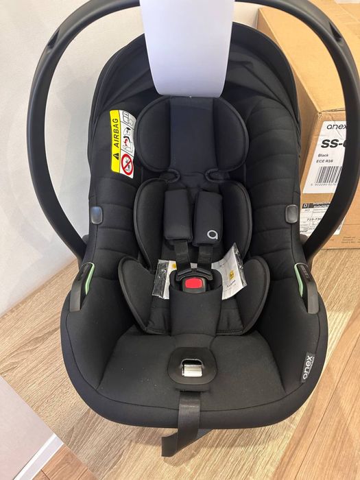 Автокрісло Anex SS-06 ECE R16 (чорне) переноска для новонародженого