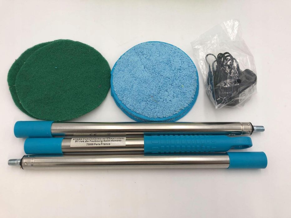 Bezprzewodowy mop obrotowy ROTALIB Duo Spinner , 90 minut , 6 dysków