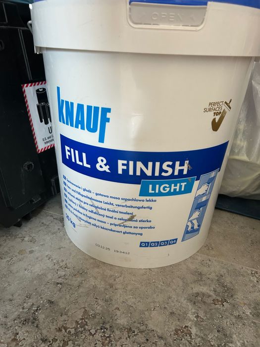 Knauf gładź fill & finish light 20 kg
