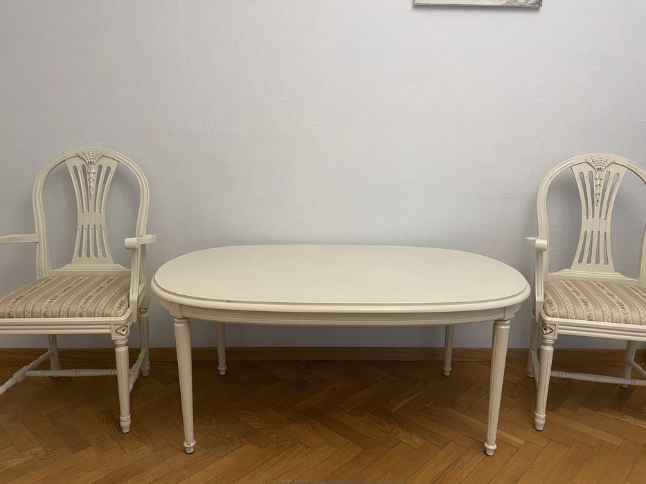 Комплект.Мебель гостиная стол,кресло стул диван сервант комод кресло