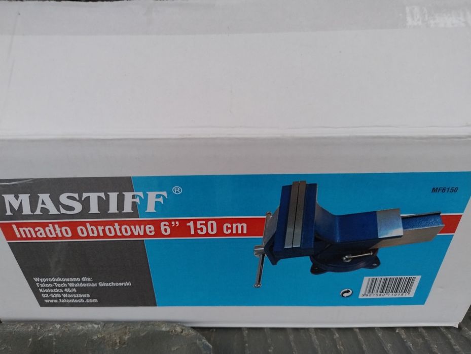 Imadło Stalowe Ślusarskie Obrotowe 150mm