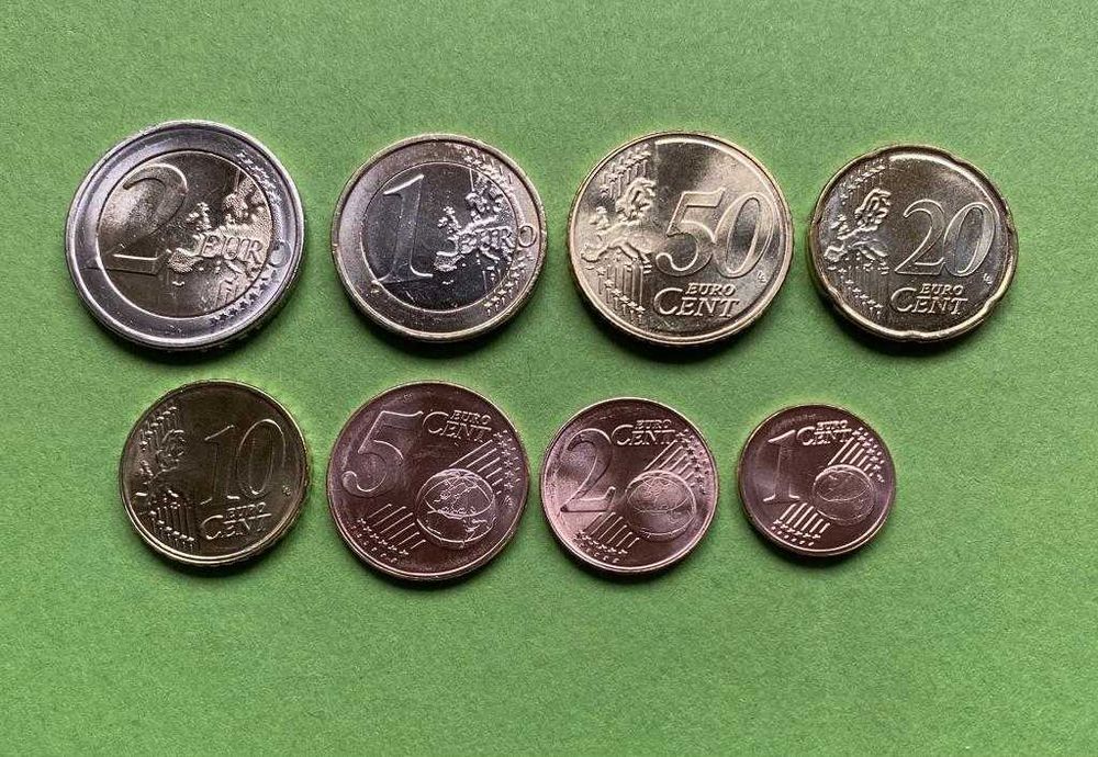Болгарія - набір 8 монет 1 2 5 10 20 50 Cent 1 2 Euro 2026 UNC евро