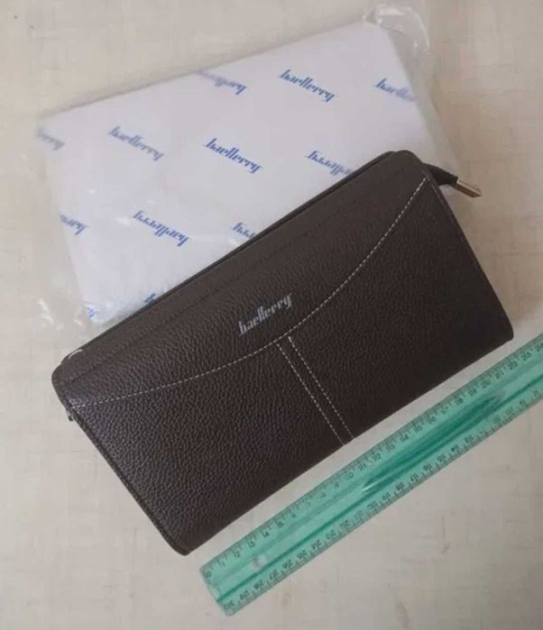 Новый ! Клатч, барсетка, кошелёк. Коричневый