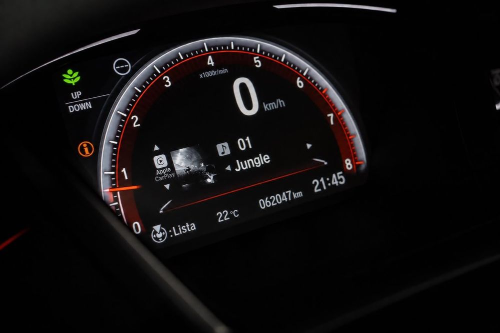 Honda Civic Sport +,182km, Faktura VAT Polski salon,Serwis ASO, Historia serwisowa