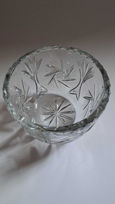 Misa - kryształ - PRL - średnia - 16 cm średnicy