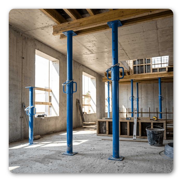 Stemple budowlane metalowe stalowe regulowane 50-320cm 1600kg Nowe