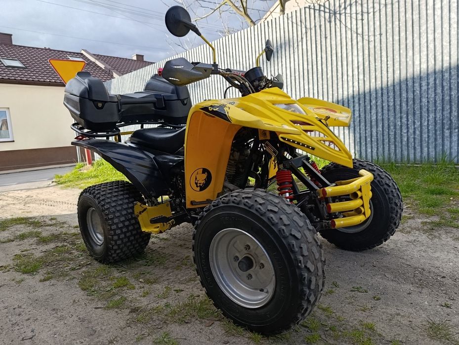 Quad Adly ATV, homologacja l7e