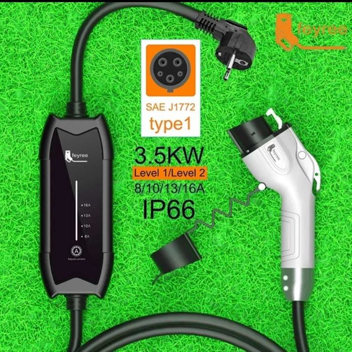 зарядка зарядний пристрій для електрокара до електромобіля електрички