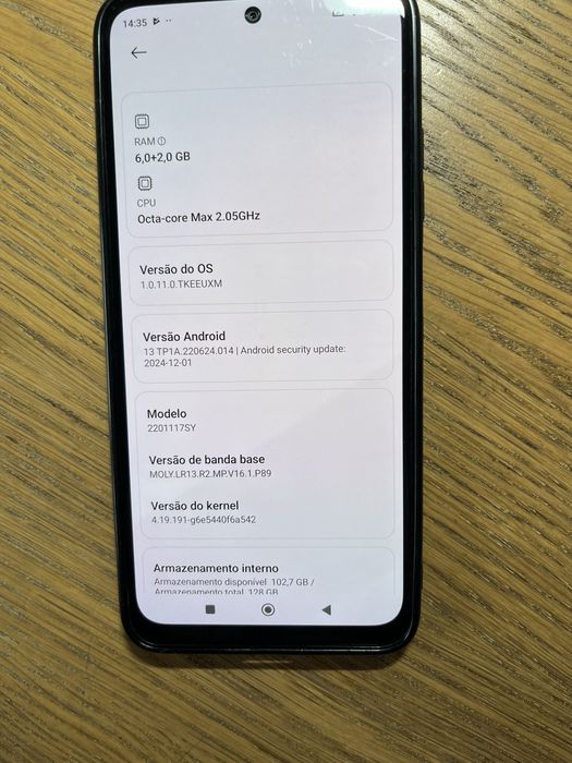 Xiaomi redmi note 11s