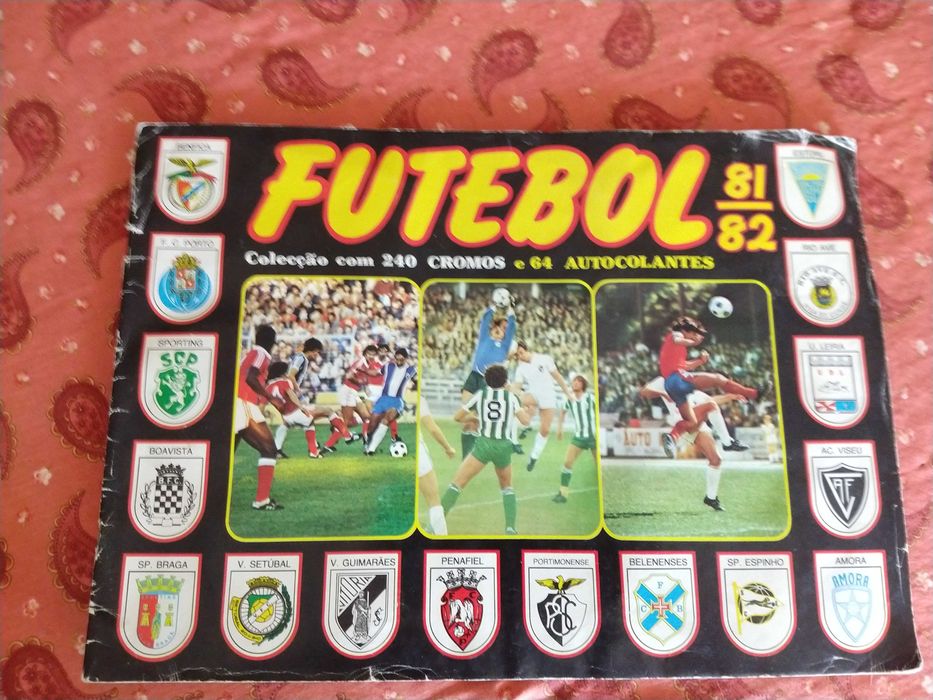 Caderneta cromos futebol 81/82 Francisco Más