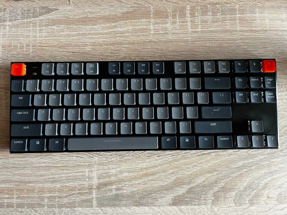 Keychron K1, podświetlana, przełączniki Brown