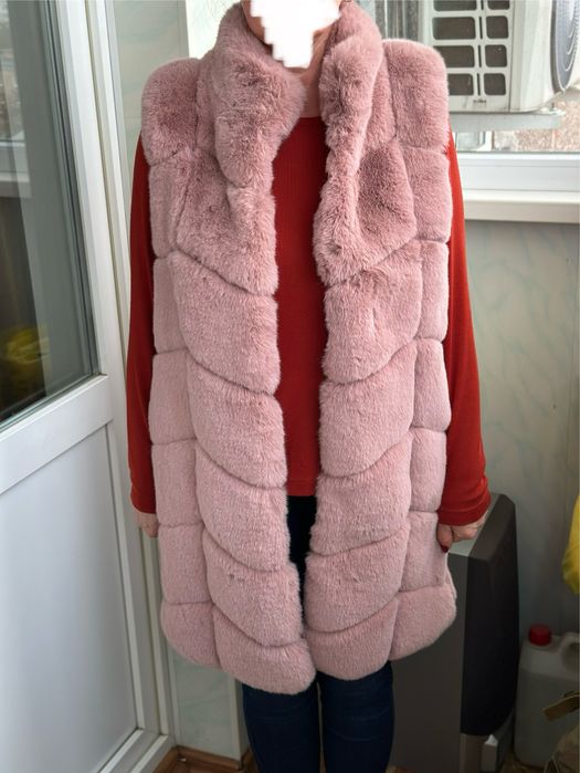 Еко жилетка песець