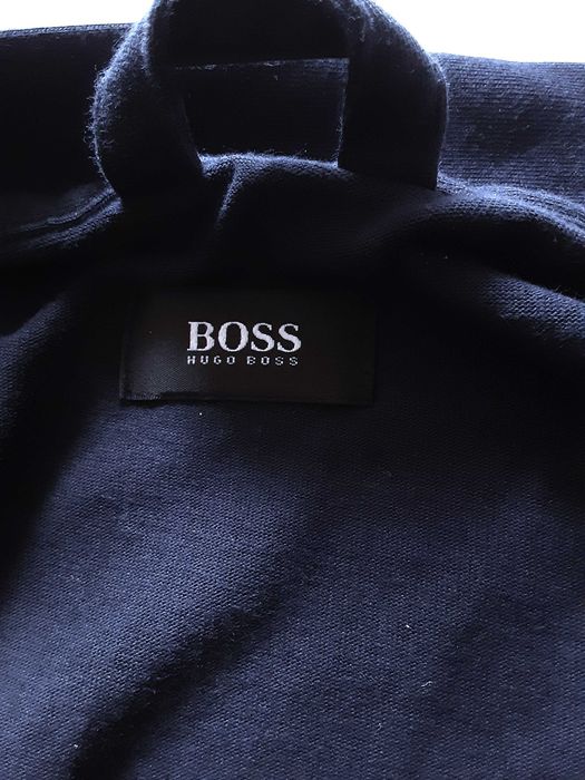S Hugo Boss męski szlafrok granatowy
