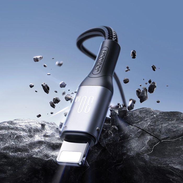 Kabel Joyroom S-A28 Flash Series 30W USB-C - Lightning 2m - czarny